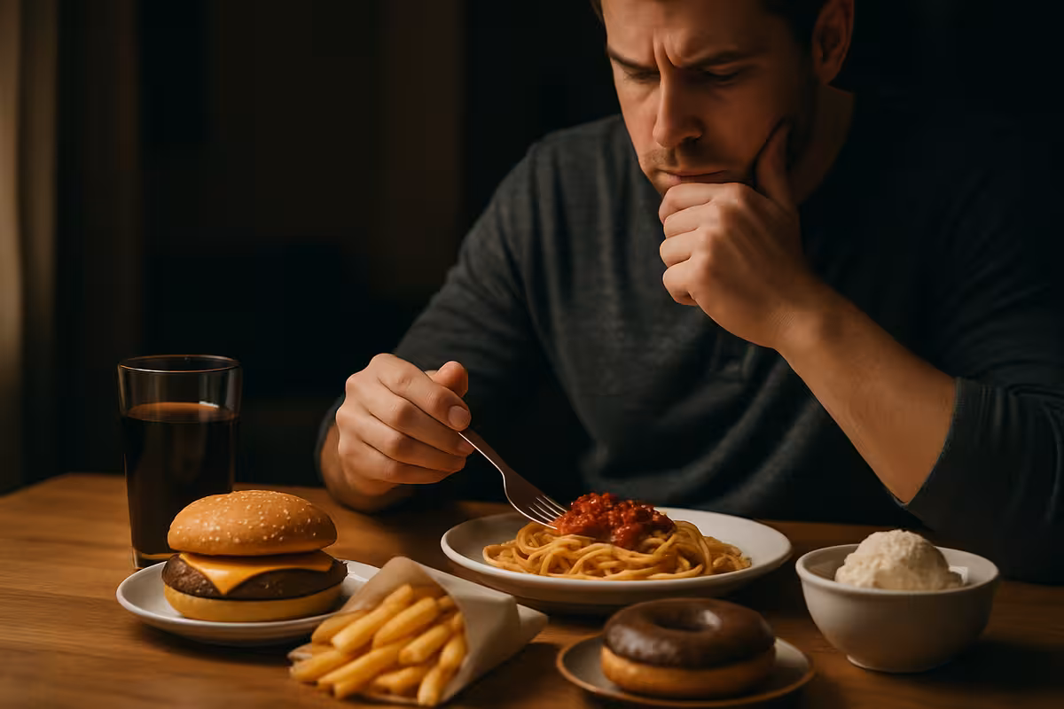 Como hábitos alimentares noturnos afetam o emagrecimento