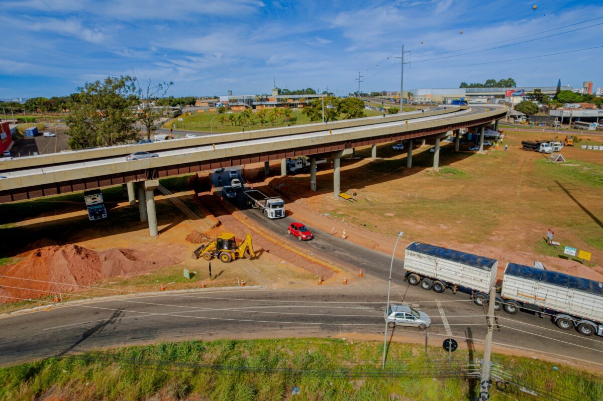 Obras no trevo da Havan busca reduzir congestionamentos na BR-153 em Anápolis