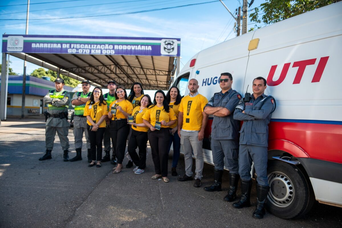 Ação do Hugol no Maio Amarelo reforça prevenção de acidentes
